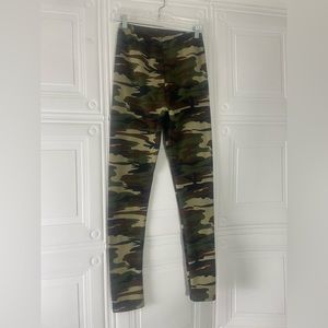 Army Print Leggings - Thick - Size : M/L